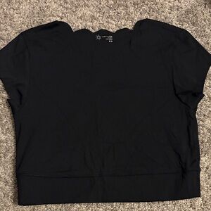 Aerie Black Crop Top